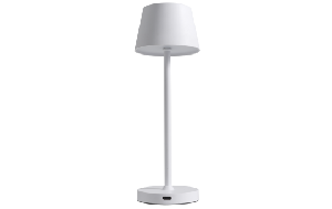 LED-Tischleuchte ROLF KERN „Club Nano“ 21cm, weiß, Akku, dimmbar