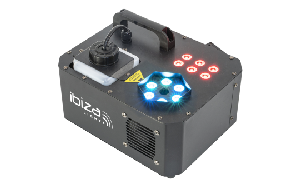 Nebelmaschine IBIZA ''SPRAY-COLOR-1000'', 1000W, mit RGB-Beleuchtung