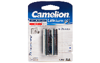 Mignon-Batterie CAMELION Lithium 1,5V, Typ AA/FR6, 2er-Blister