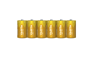 Baby-Batterie VARTA ''Longlife'', Alkaline, Typ C, LR14, 1,5V, 6er Pack