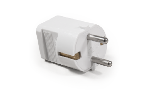 Schutzkontakt-Stecker McPower, weiß