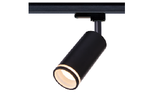 Strahler EINLICHT für Schienensystem ''MASTA RING'' GU10, ØxL 60x110mm, schwarz
