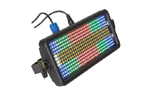 DMX-Lichteffekt IBIZA ''FLASH-COLOR-STROBE'', 384 LED RGB+W,110-240V, 320x160x75mm