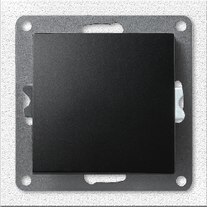 Blindabdeckung / Blende McPower Flair matt schwarz